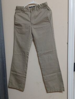 Cherokee Boy's Tan Straight-Leg Chinos